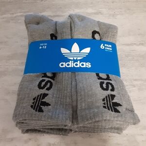 ADIDAS Crew Mens Socks ( 6pk  )